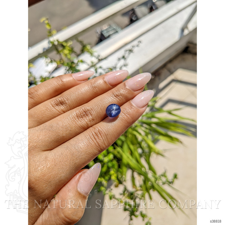 7.13 Ct. Blue Star Sapphire from Ceylon (Sri Lanka)