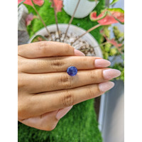 7.13 Ct. Blue Star Sapphire from Ceylon (Sri Lanka) Life Style