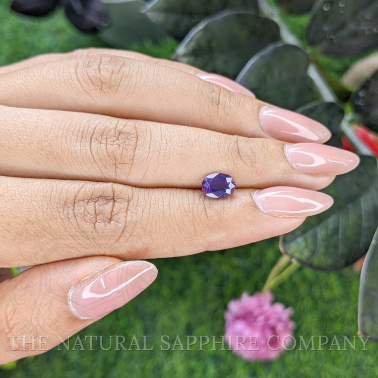 1.35 Ct. Pinkish Purple Sapphire from Tanzania