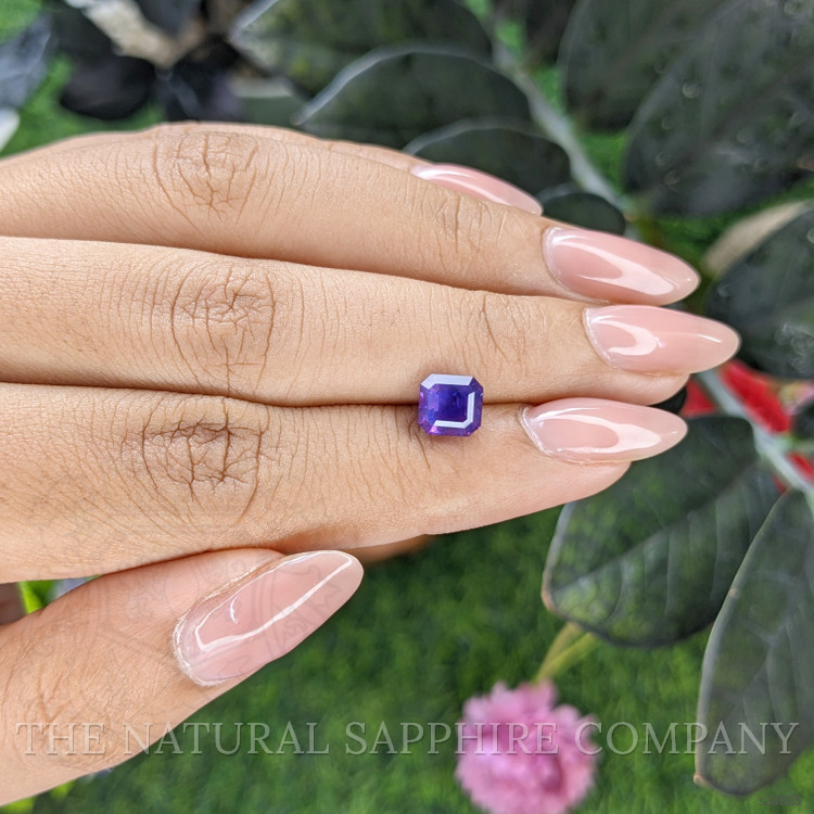 2.08 Ct. Bluish Purple Sapphire from Tanzania