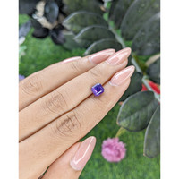 2.08 Ct. Bluish Purple Sapphire from Tanzania Life Style