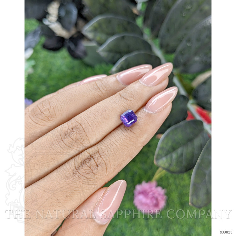 2.08 Ct. Bluish Purple Sapphire from Tanzania