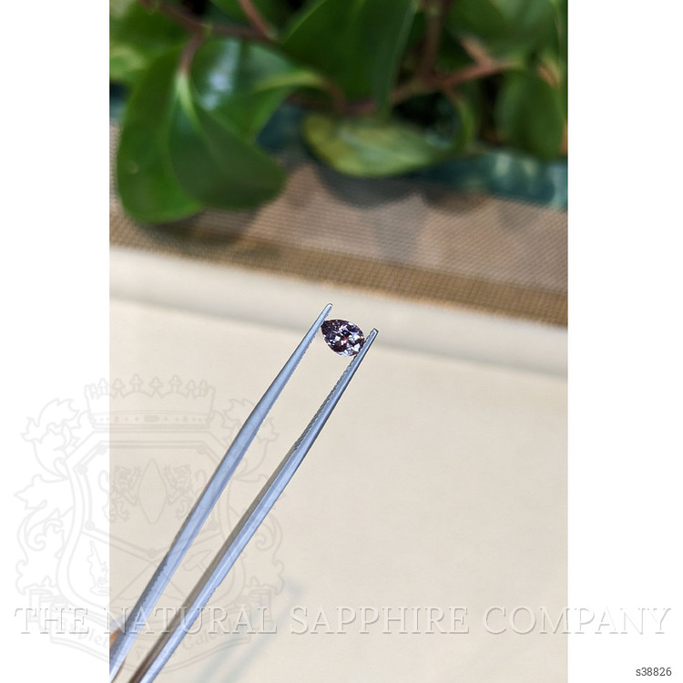 0.58 Ct. Purple Sapphire from Montana