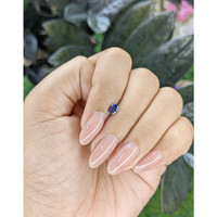 0.44 Ct. Purplish Blue Sapphire from Tanzania Life Style