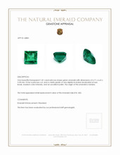 1.81 Ct. Emerald from Zambia Appraisal