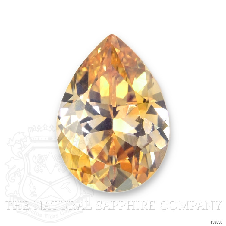 0.62 Ct. Orangish Yellow Sapphire from Montana
