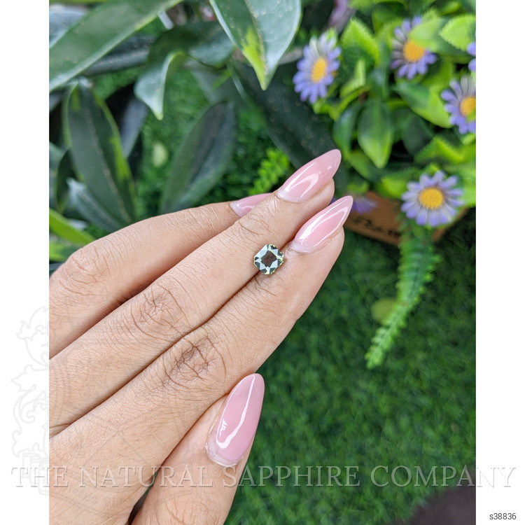 1.26 Ct. Bluish Green Sapphire from Madagascar