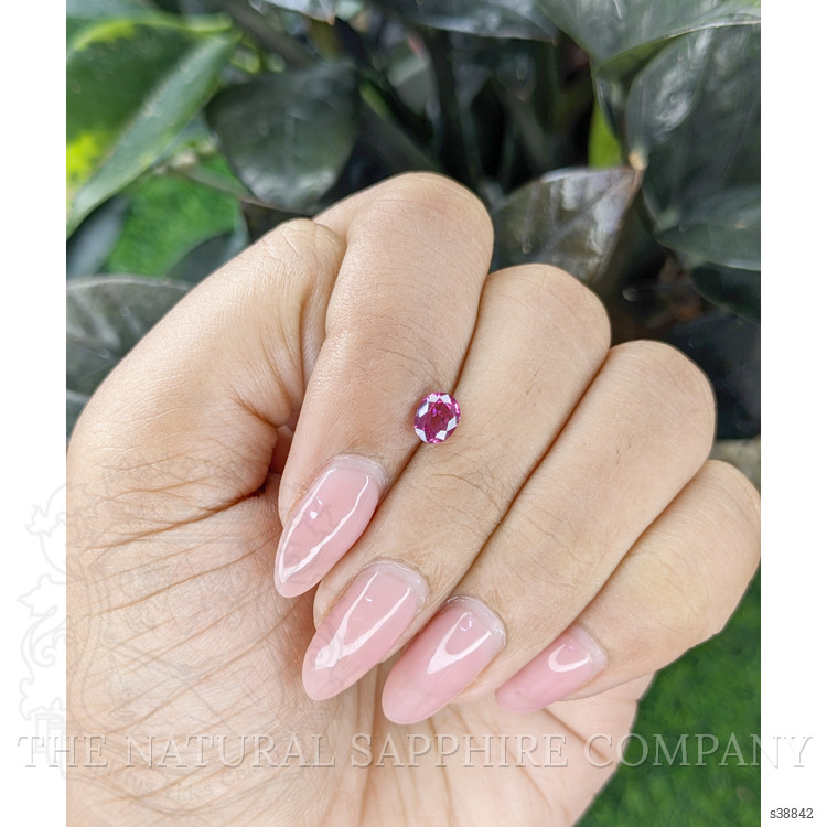 0.70 Ct. Purplish Pink Sapphire from Ceylon (Sri Lanka)