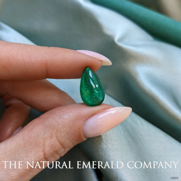 5.81 Ct. Cabochon Emerald from Zambia