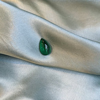 5.81 Ct. Cabochon Emerald from Zambia Life Style