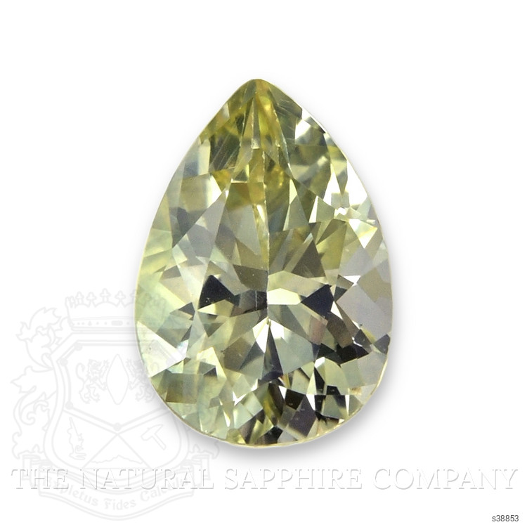 0.68 Ct. Yellowish Green Sapphire from Montana