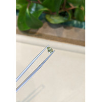 0.68 Ct. Yellowish Green Sapphire from Montana Life Style