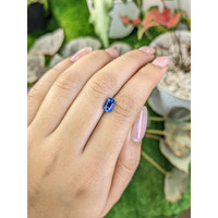 1.30 Ct. Blue Sapphire from Ceylon (Sri Lanka) Life Style