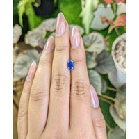 1.30 Ct. Blue Sapphire from Ceylon (Sri Lanka) Life Style