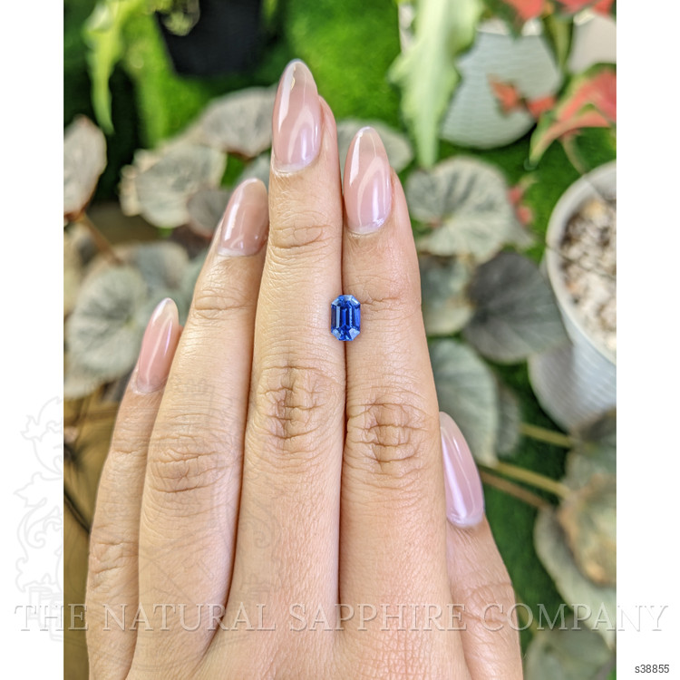 1.30 Ct. Blue Sapphire from Ceylon (Sri Lanka)