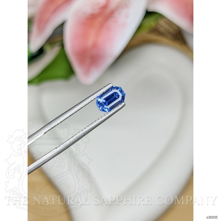 1.30 Ct. Blue Sapphire from Ceylon (Sri Lanka)