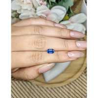 1.30 Ct. Blue Sapphire from Ceylon (Sri Lanka) Life Style