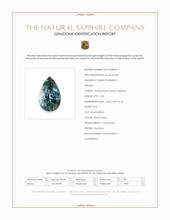 0.50 Ct. Bluish Green Sapphire from Montana Scan Report