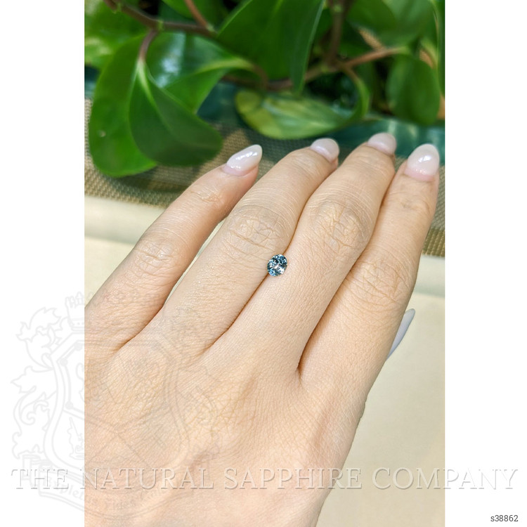 0.40 Ct. Greyish Blue Sapphire from Montana