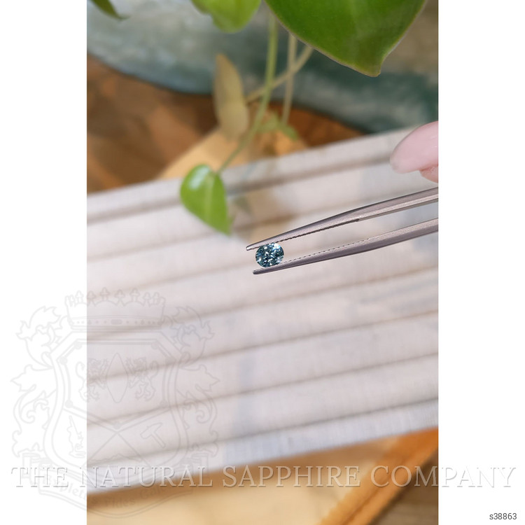 0.40 Ct. Greyish Blue Sapphire from Montana