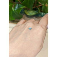 0.40 Ct. Bluish Grey Sapphire from Montana Life Style