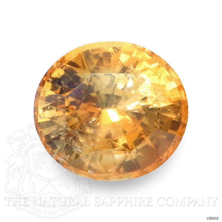 1.19 Ct. Yellowish Orange Sapphire from Ceylon (Sri Lanka)