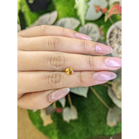 1.19 Ct. Yellowish Orange Sapphire from Ceylon (Sri Lanka) Life Style