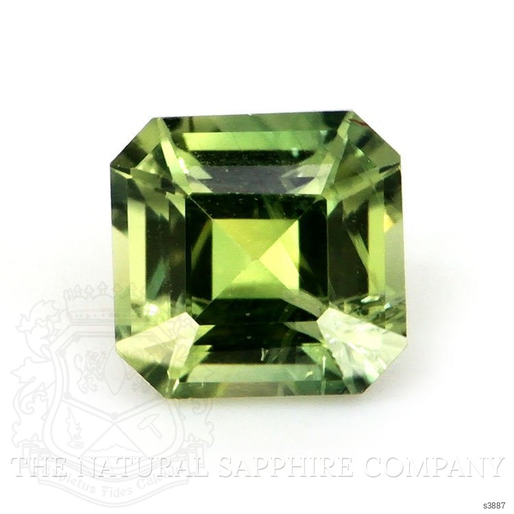 0.42 Ct. Green Sapphire from Ceylon (Sri Lanka)