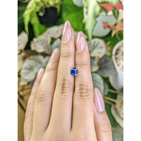 1.58 Ct. Blue Sapphire from Ceylon (Sri Lanka) Life Style