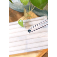 0.41 Ct. Bluish Green Sapphire from Montana Life Style
