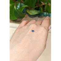0.41 Ct. Blue Sapphire from Montana Life Style