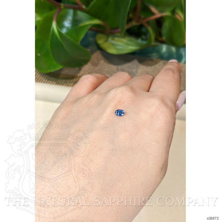 0.41 Ct. Blue Sapphire from Montana