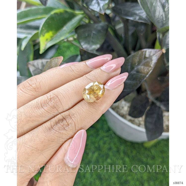 11.16 Ct. Yellow Sapphire from Ceylon (Sri Lanka)