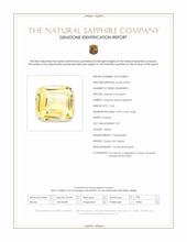 2.04 Ct. Yellow Sapphire from Ceylon (Sri Lanka) Scan Report