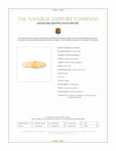 3.37 Ct. Yellow Rough Sapphire from Ceylon (Sri Lanka) Scan Report