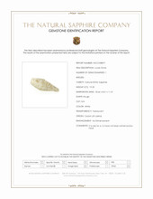 19.20 Ct. White Rough Sapphire from Ceylon (Sri Lanka) Scan Report
