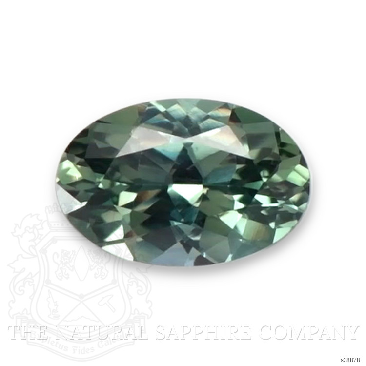 0.41 Ct. Green Sapphire from Montana