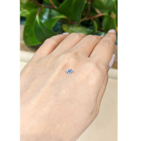 0.41 Ct. Blue Sapphire from Montana Life Style