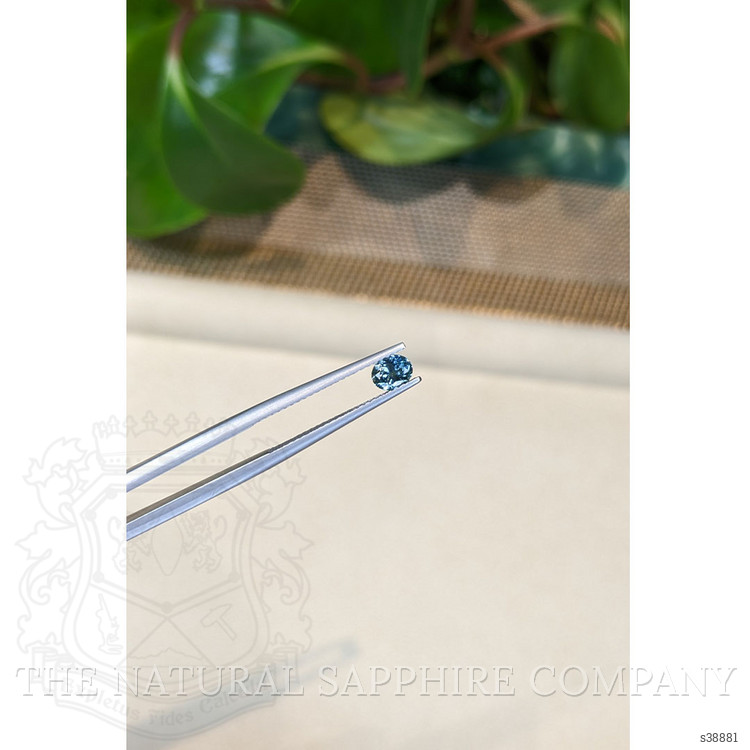 0.41 Ct. Bluish Green Sapphire from Montana