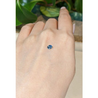 0.41 Ct. Bluish Green Sapphire from Montana Life Style