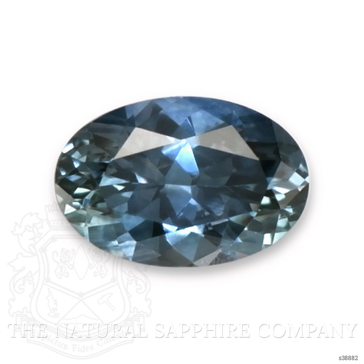 0.41 Ct. Greenish Blue Sapphire from Montana