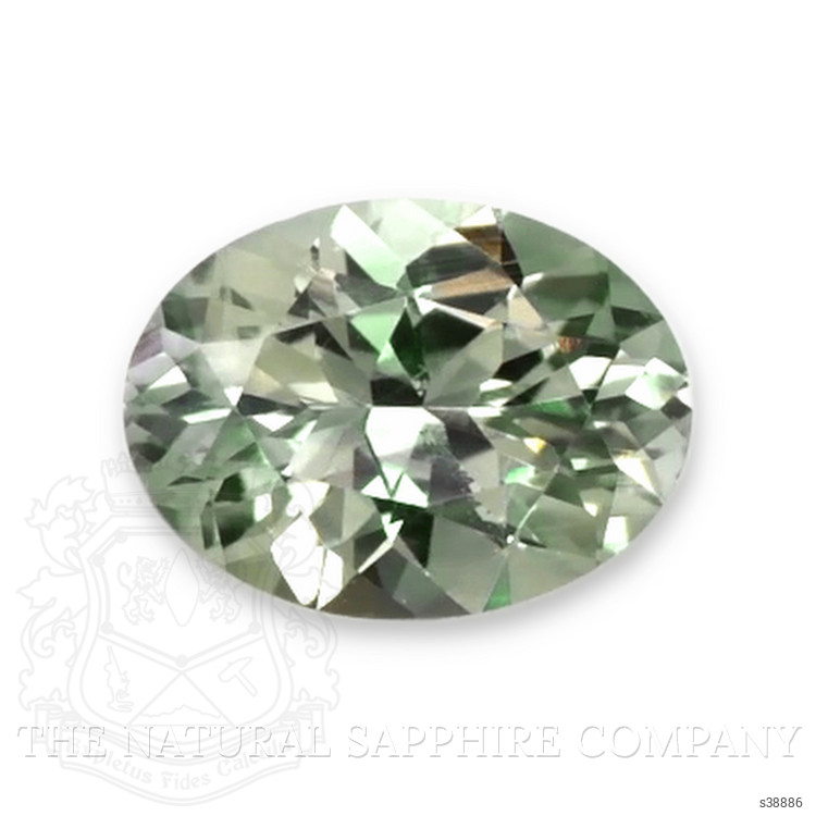 0.42 Ct. Green Sapphire from Montana