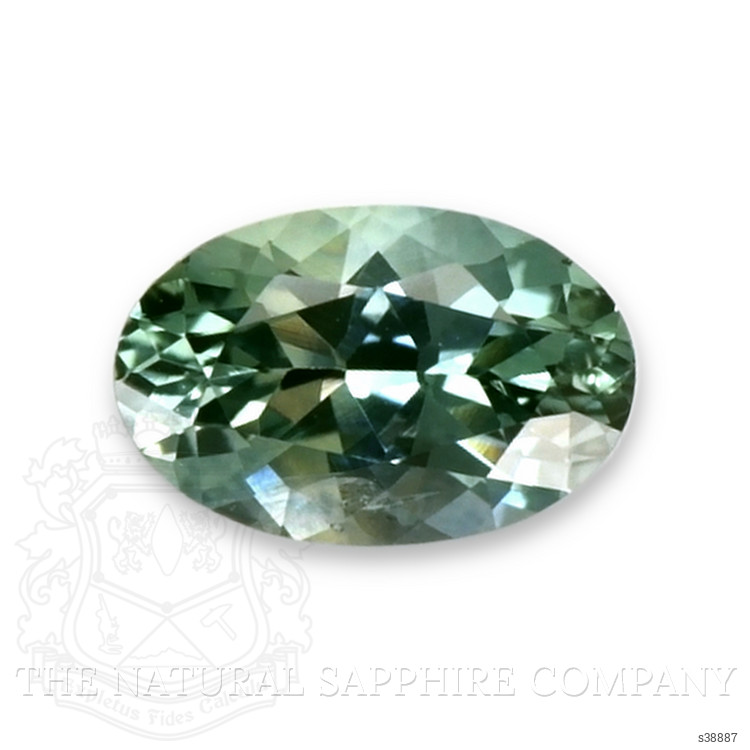 0.43 Ct. Green Sapphire from Montana