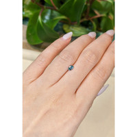 0.43 Ct. Greenish Blue Sapphire from Montana Life Style