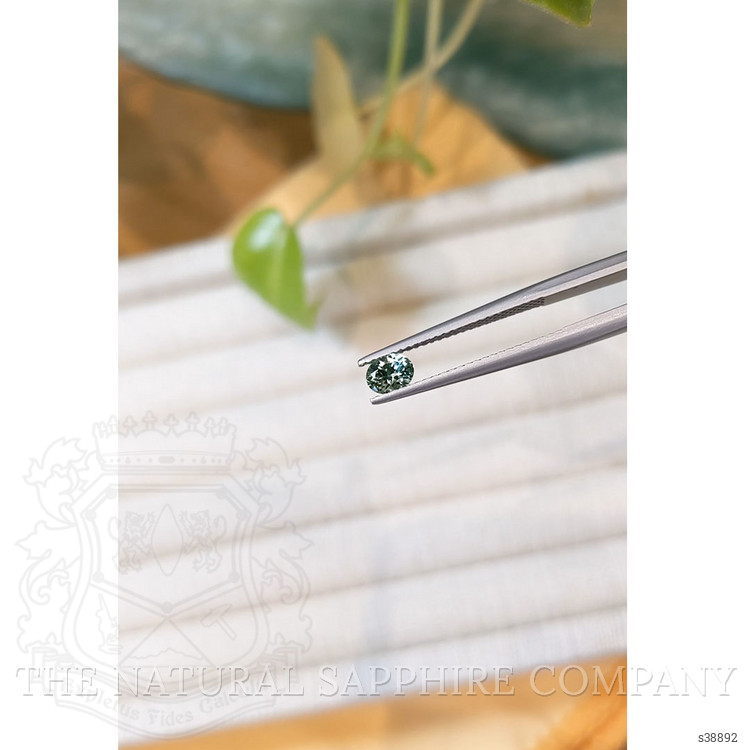 0.43 Ct. Green Sapphire from Montana