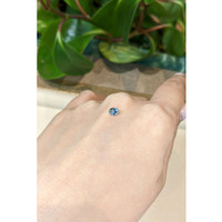 0.43 Ct. Bluish Green Sapphire from Montana Life Style