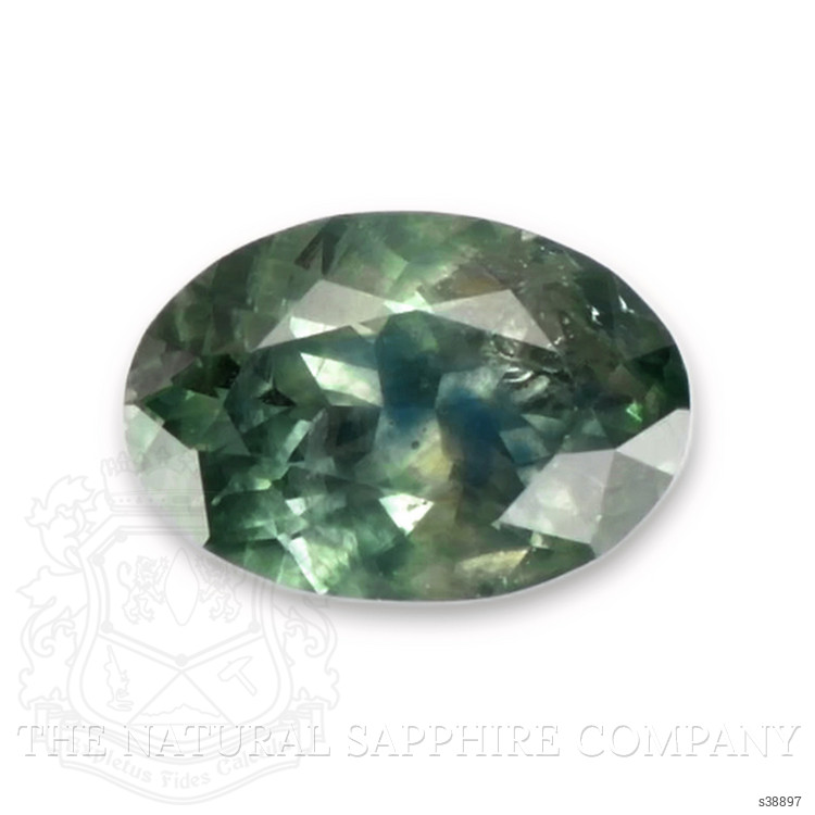 0.44 Ct. Bluish Green Sapphire from Montana