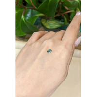 0.44 Ct. Bluish Green Sapphire from Montana Life Style