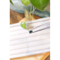 0.44 Ct. Bluish Green Sapphire from Montana Life Style