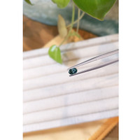 0.45 Ct. Bluish Green Sapphire from Montana Life Style